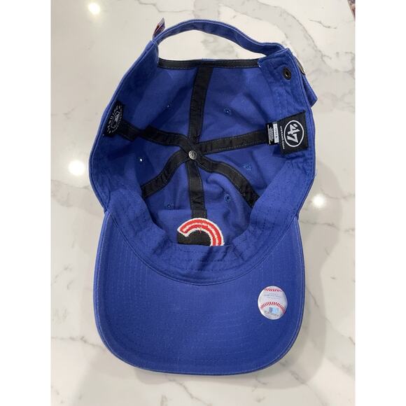New OSFA Chicago Cubs Cubbies Official 47 Brand Adjustable Baseball Hat Cap - Picture 5 of 8